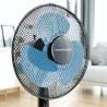 Ventilateur de Bureau InnovaGoods Ø 30 cm 35W Noir Bleu