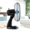 Ventilateur de Bureau InnovaGoods Ø 30 cm 35W Noir Bleu