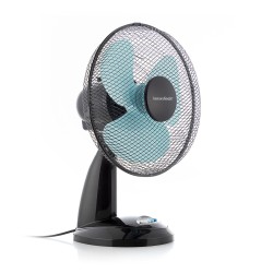 Ventilateur de Bureau InnovaGoods Ø 30 cm 35W Noir Bleu