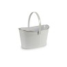 Cache-pot Panier Métal Blanc (22 x 19,5 x 37,5	cm)