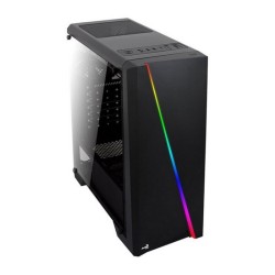 Boîtier ATX semi-tour Aerocool ACCM-PV10012.11 LED RGB Noir