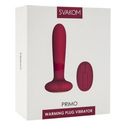 Plug Anal Chauffant Primo Rouge Svakom NS7150 Prune