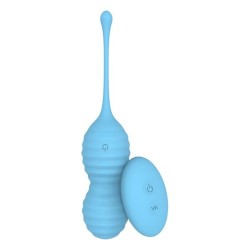 Boules d'Orgasme S Pleasures Monsoon Bleu Silicone Bleu pastel