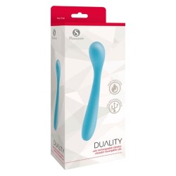 Vibromasseur S Pleasures Duality Bleu clair