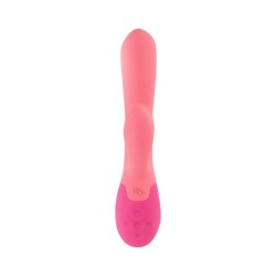 Vibration de Stimulation Double Rianne S Essentials Xena Rabbit Corail Rose