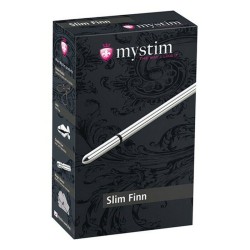 Son uréthral Thin Finn Mystim Argent (15 cm)