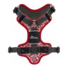 Harnais pour Chien Hunter Divo Rouge Gris Réfléchissant Taille S (45-56 cm)