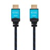 Câble HDMI NANOCABLE 10.15.3701 V2.0 Noir/Bleu 1 m 4K Ultra HD Noir