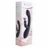 Vibromasseur Lapin S Pleasures Noir (18,7 x 3,5 cm)