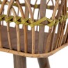 Cache-pot 60 x 21 x 68 cm Naturel Bois Bambou