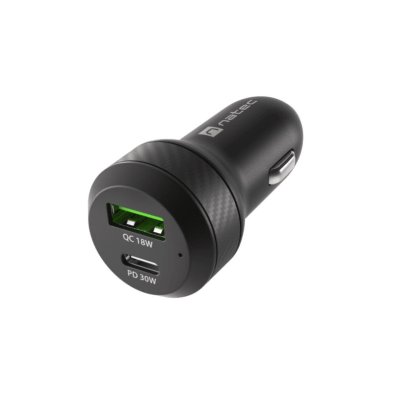 Chargeur de voiture Natec Coney 48 W Noir