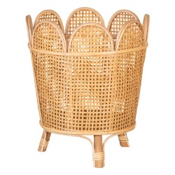 Set de pots de fleurs 34 x 34 x 43,5 cm Naturel Rotin (2 Unités)