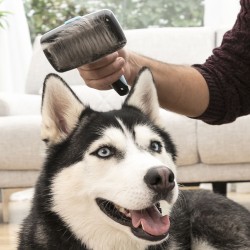 Brosse pour Animaux de Compagnie avec Dents Rétractables Groombot InnovaGoods