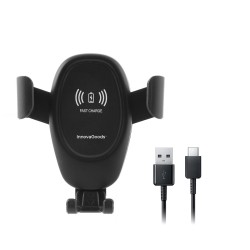 Support pour téléphone portable avec chargeur de voiture sans fil Wolder InnovaGoods