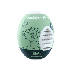 Œuf Masturbateur Satisfyer Riffle Vert