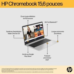 Ordinateur Portable HP NA0012NF Intel Celeron N4500 8 GB RAM 15,6" 128 GB eMMC Azerty Français