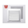 Grille Fepre Moustiquaire Aluminium Chrome (15 x 15 cm)