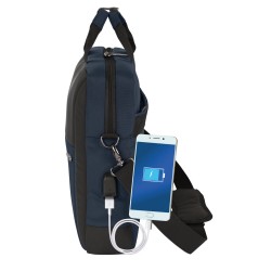 Mallette pour Portable et Tablette Safta +tablet+usb safta safta business  Bleu foncé 41 x 33 x 9 cm