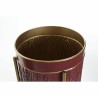 Cache-pot DKD Home Decor 30 x 30 x 53,5 cm Doré Métal Bordeaux Brun foncé (2 Unités)