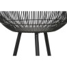 Cache-pot DKD Home Decor Noir Métal Rond 34,5 x 34,5 x 88 cm