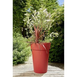 Pot EDA Tuscan Rond Ø 46 x 65 cm Rouge polypropylène