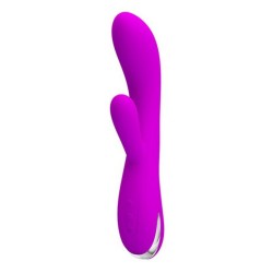 Vibration de Stimulation Double Pretty Love Wilbur Rose (11 cm)