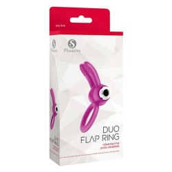 Anneau Pénis S Pleasures Duo Flap Rose