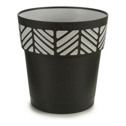 Cache-pot Stefanplast Orfeo Gris Anthracite Plastique 25 x 25 x 25	 cm