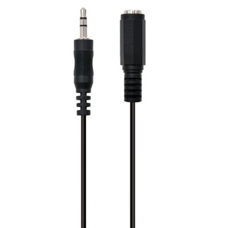 Câble Audio Jack (3,5 mm) Ewent Noir