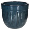 Set de pots de fleurs 38 x 38 x 35 cm Céramique Bleu (3 Pièces)