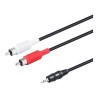 Câble Audio Jack vers 2 RCA TM Electron 1,5 m