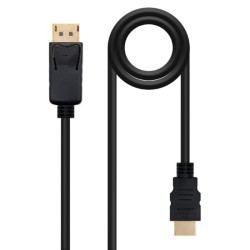 Adaptateur DisplayPort vers HDMI NANOCABLE 10.15.430 Noir