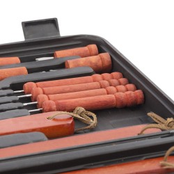 Malette Barbecue Barbecase InnovaGoods 18 Pièces