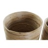 Set de pots de fleurs DKD Home Decor Naturel Marron Rotin Bali (31 x 31 x 30,5 cm) (3 pcs)