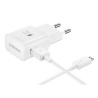 Chargeur Mural + Câble Micro USB C Samsung EP-TA20EWECGWW USB 2.0 2 mA 5 V 240 V Blanc