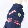 Veste pour chien Marvel Bleu S