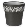 Cache-pot Stefanplast Gaia Anthracite Gris Plastique 19 x 19 x 19 cm