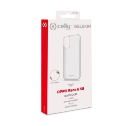 Protection pour téléphone portable Celly GELSKIN979 Transparent Oppo Reno 6