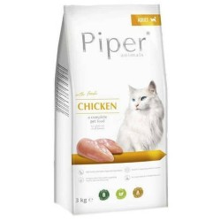 Aliments pour chat Dolina Noteci Piper Animals Adulte Poulet 3 Kg