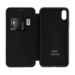 Housse Folio pour Mobile Iphone X KSIX Executive Noir