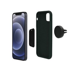 Support Magnétique pour Téléphone Portable pour Voiture KSIX 360º Noir