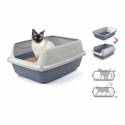 Bac à litière pour chats Georplast Sonic Plastique 44,5 x 34 x 18,5 cm