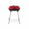 Barbecue à Charbon avec Couvercle et Roulettes DKD Home Decor Rouge 60 x 57 x 80 cm Acier (60 x 57 x 80 cm)