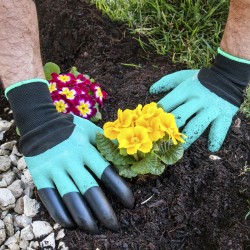 Gants de Jardinage avec Griffes pour Creuser InnovaGoods