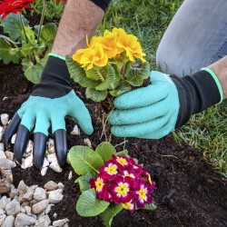 Gants de Jardinage avec Griffes pour Creuser InnovaGoods