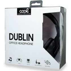 Casques avec Microphone Cool Dublin Noir