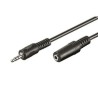 Câble Audio Jack (3,5 mm) Ewent EW-220200-030-N-P Noir