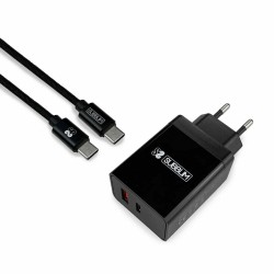 Chargeur mural + Câble USB A vers USB C Subblim SUB-CHG-3WPD02