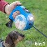 Laisse de chien rétractable 6 en 1 Compet InnovaGoods