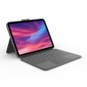 Housse pour Tablette et Clavier Logitech Combo Touch Gris Espagnol Qwerty